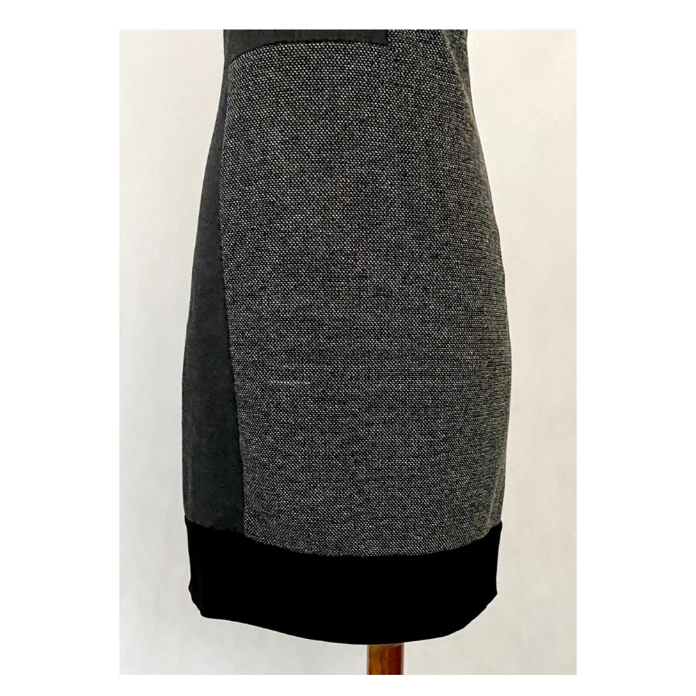 White House Black Market Tweed Color Block Dress - Picture 3 of 11